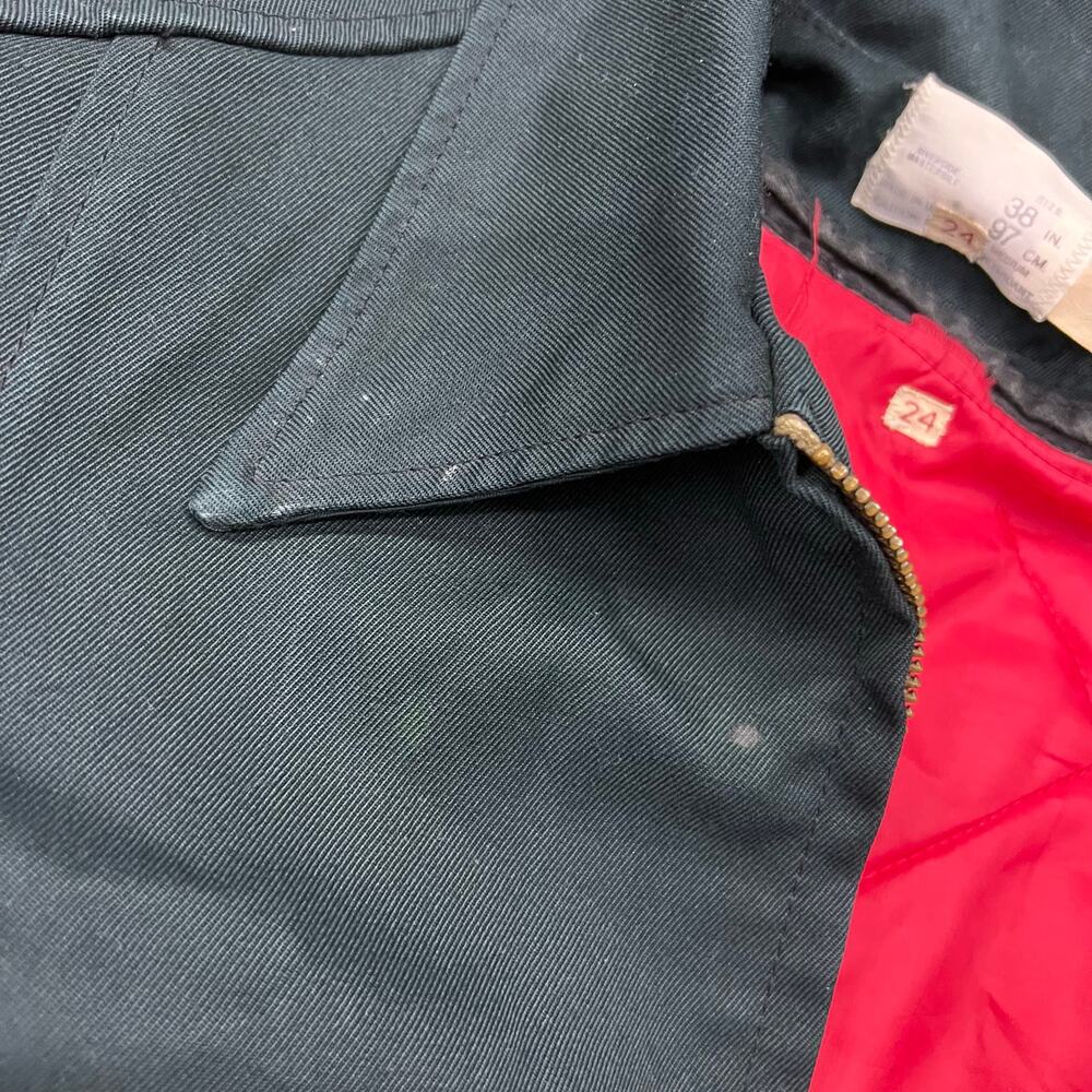 Vintage Coca-Cola Talon Workwear Jacket Lined Uniform USA Made Riverside Bomber - Picture 11 of 12